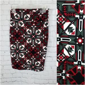 ⭐️4/$20 Lularoe Cassie Skirt Tribal Pattern